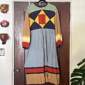 LF Markey Sloane Dress Quilt Colourblock